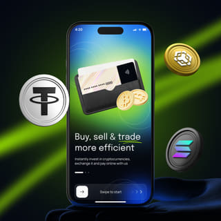 AlgmarginETH handelsplatform-interface weergegeven op een mobiel apparaat